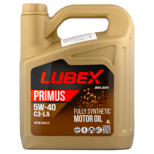 Синтетическое моторное масло PRIMUS C3-LA 5W-40 - 4 л